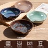4 Pack Ceramic Spoon Rest for Stove Top, Heat-Resistant Spoon