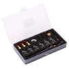 Welding Torch Kit Glass Nozzle Gun Tail Tungsten Clamp Silicone