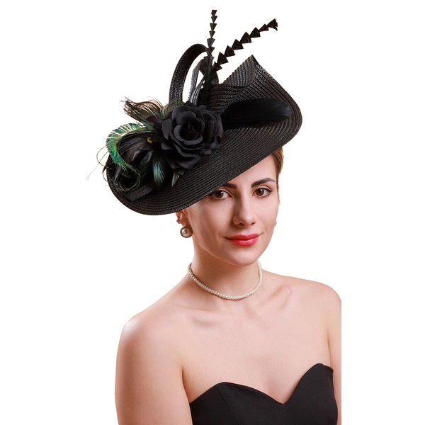 Cizoe Tea Party Hats Fascinators for Women Kentucky Derby Headpiece