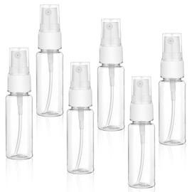 JJUNW 6 Pack Spray Bottle, 20ml Small Plastic Fine Mist Spray Bottles Mini Empty Travel Bottles Small Refillable Liquid Containers for Travel Perfume Cosmetics Cleaning Care