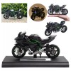 Maisto Kawaski H2r Miniatura Moto Metal De Luz Y Sonido
