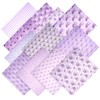 Wadukud 12PCS 56x46cm Polyester Fabric Bundles, Floral Pre-Cut Quilting Cotton