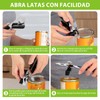 BSOON Abrelatas, Abrelatas de acero inoxidable, Abrelatas multifunción, For Can