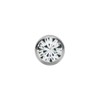 Steel - Screw ball - crystal 1,2 mm - 2,5