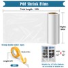 Window Insulation Kit, 63 × 394 Inch Plastic Window Coverings