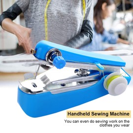 Hand Sewing Machine, Portable Electric, Wireless Portable Electric Sewing Machine, Mini Handheld Sewing Machine, Electric Sewing Machine, Electric Mini Sewing Machine, for Clothes, Fabrics, Cutains,