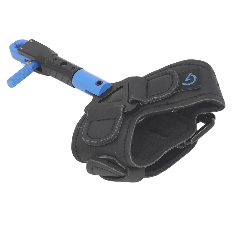 Adjustable Archery Compound Bow Release Aid with Comfortable Wrist Strap