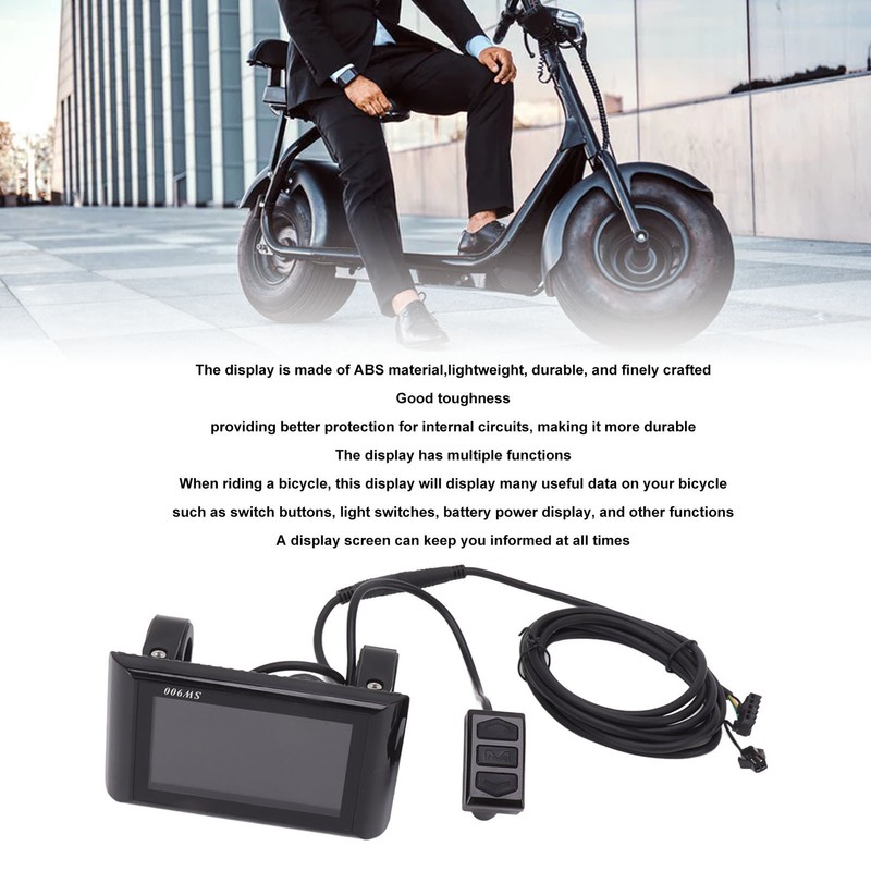 Electric Bike SW900 LCD Display Control Panel Electric Bike Bicycle