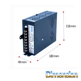 Arcity 5V 12V 24V Output Switching Power Supply Unit Adjustable for Video Multi Games Machine Console Cocktail CCTV Computer DIY Vertical New(5V/16A 12V/6A 24V/2A)