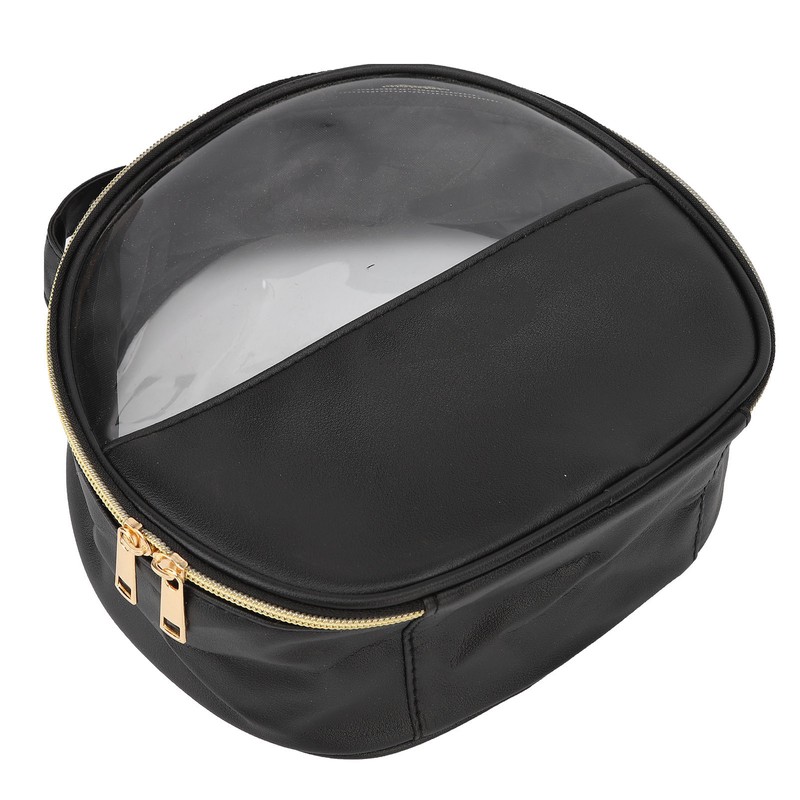 Toiletry Bag PU Leather Makeup Bag Portable Cosmetic Bag Portable