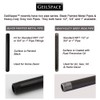 GeilSpace 6 Pack 3/4" × 36" Pre-Cut Black Metal Pipe,