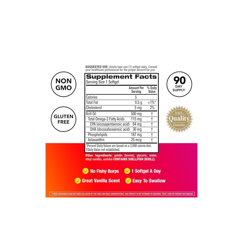 MegaRed - Omega-3 Aceite de Krill 500 mg - 90
