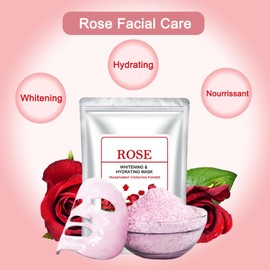 Eazerom 04 Jelly Mask Powder for Facial Treatments, Peel Off Face Soft Mask Powder, for Cleansing Face, Natural Cosmetics, Spa Quality Cleansing Mask for All Skin Types, Pack of 6