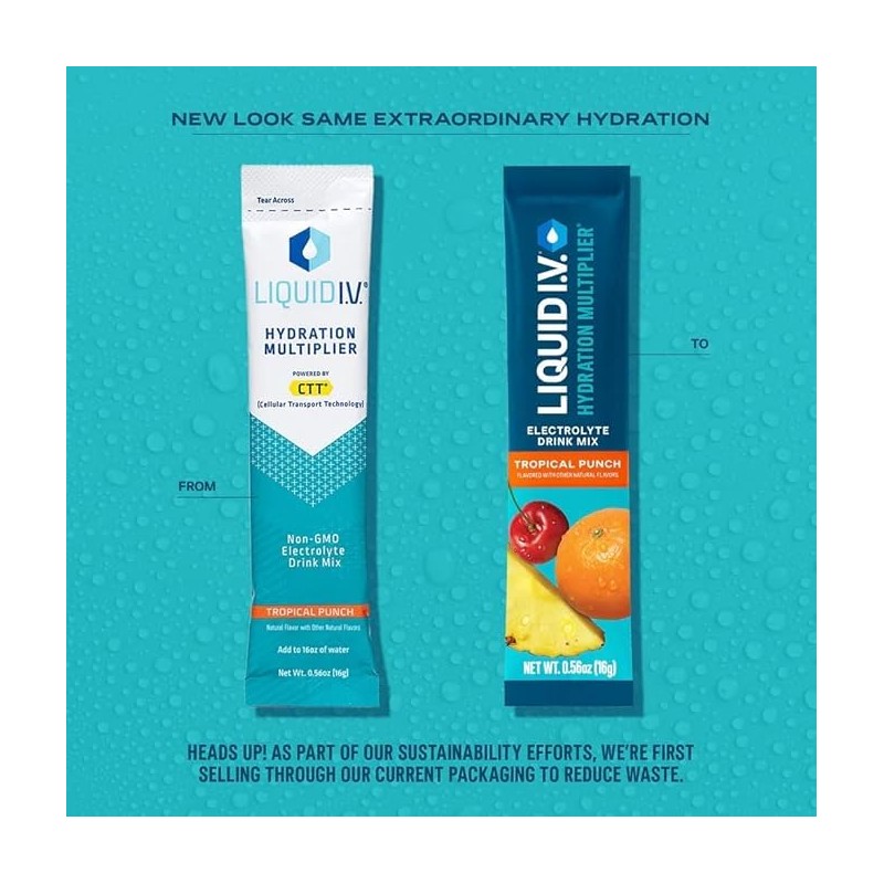 Liquid I.V.® Hydration Multiplier - Tropical Punch | Electrolyte Powder