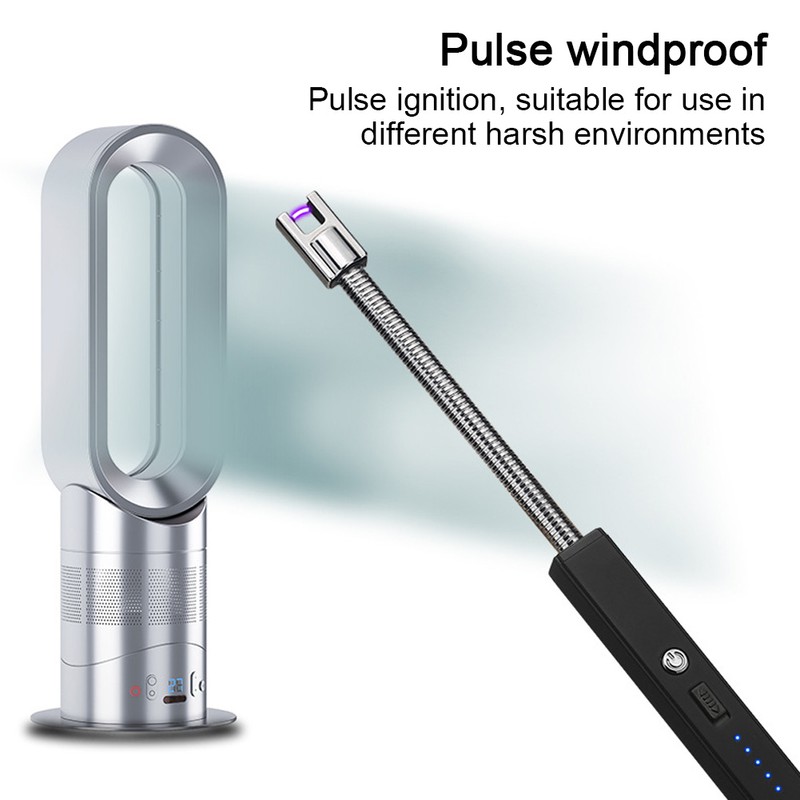 Portable USB Charging Hose Arc BBQ Lighter Elbow Pulse Outdoor