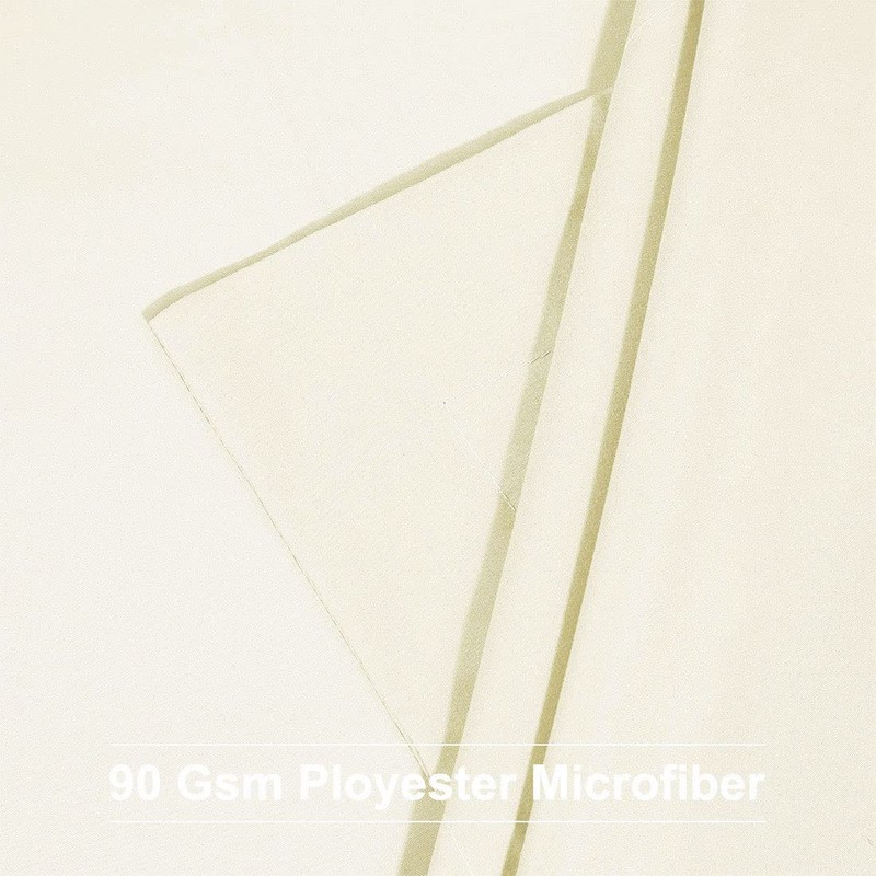 sourcing map Pillow Shams 2 Pack Soft Brushed Microfiber Envelope