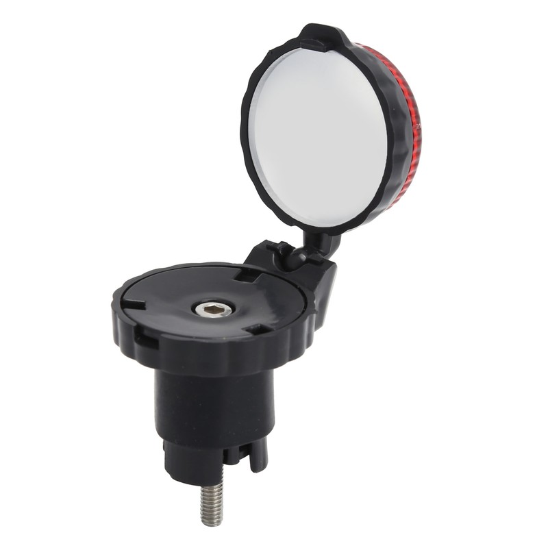 Bike Handlebar Plug Light with Rearview Mirror Bicycle Accessories Cycling