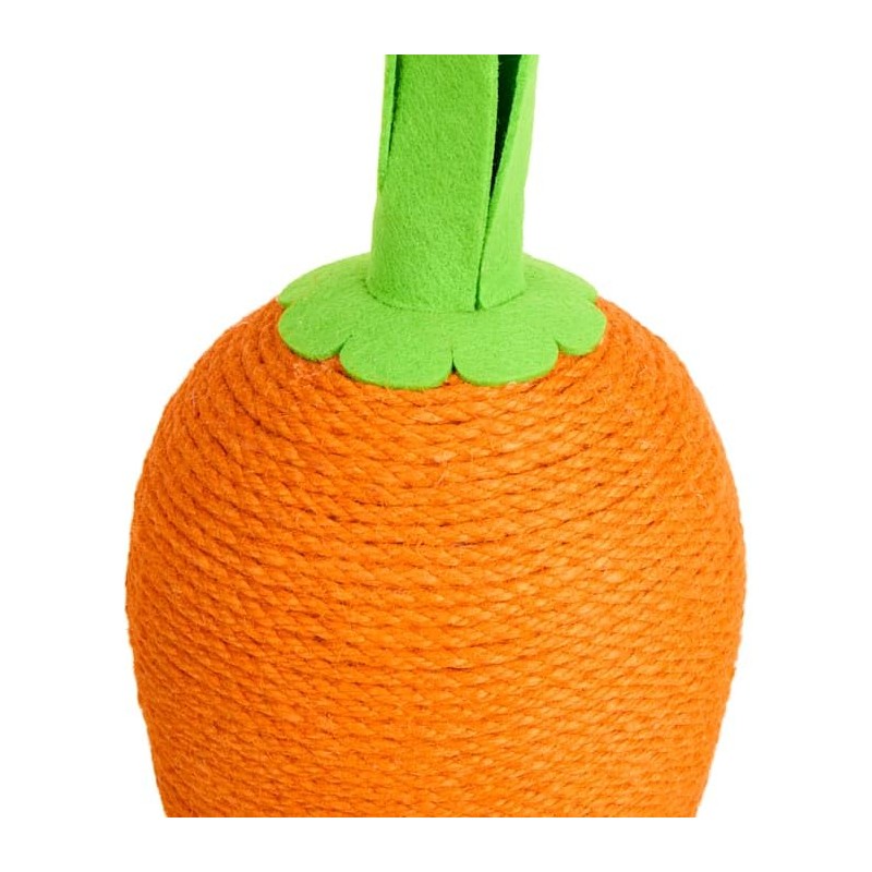 EveryYay Novelty Carrot Cat Scratch Post Medium