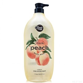 Shower Mate Body Wash Large Capacity Natural Peach 1.2kg 2ea