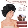 HiRui Silk Satin Bonnet for Sleeping Women, Double-Layer Sleep Cap