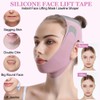 XBFOCNH Reusable Chin Strap, V-shaped Chin Face Tightening Band, Face