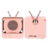 TV Shaped BT Speaker Wireless Lightweight Portable Mini Classic Style