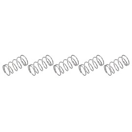 METALLIXITY Compression Springs (1x16mm OD,30mm Free Length) 5Pcs, 304 Stainless Steel Extension Spring - for Shop Home Repairs, DIY Projects, Silver Tone