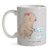 Mr. & Mrs. Panda Tasse Fliesenlegerin Herz - Geschenk, Rente,