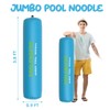 Poolergetic Jumbo Inflatable Pool Noodle, Large Giant Swim Float Blow