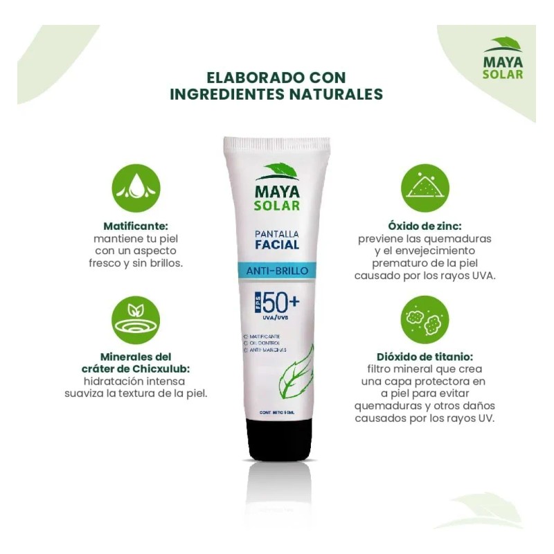 Protector Solar Facial Control Brillo Matificante