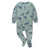 Gerber Baby Boy's Flame Resistant Fleece Footed Pajamas 3-Pack, Dinos