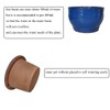Dphagesy African Violet Pots Self Watering 6 inch Round Ceramic