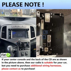 Camecho Android 15 Car Stereo Radio GPS Navi Apple Carplay For Toyota Venza 2008-2016