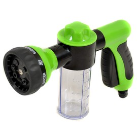 Jet Dog Car Wash for Outdoor, Japard Cannon Soap Foam Blaster Nozzle Gun, 8 Spray Settings Sprayer Connects to Garden Hose