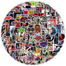 Star-war Stickers 50 Pieces for Laptop Bumper Water Bottles Computer Phone Protective Helmet Perfect for Teen Girls Boys Adults