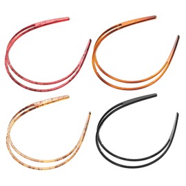 Ipetboom 4pcs Non Slip Women Headbands Versatile Hair Accessories for Makeup Face Washing Exercise Fashionable Dual present Occasion