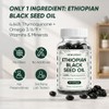 Ethiopian Black Seed Oil, Organic Cold Pressed 100% Pure Black