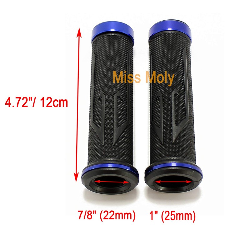 7/8 Inch Motorcycle Handles, Aluminium Motorcycle Rubber Grips for CBR