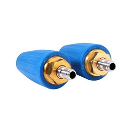 Powerful Rotating Nozzle, 4.0GPM Wear Resistant 1/4" Fast Connect High Pressure Resistant Pressure Washer Turbo Nozzle, for Industry Pressure Washer