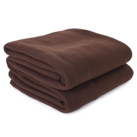 Scarlet Larkspur Fleece Blanket For Bed And Sofa - 150 X 220 CM - Coffee, Super Soft Polyester And Perfect For Home Or Travel/Versatile For Any Season - Ideal For Cozy Nights In Or Adventures Out