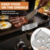 Grease Gate Blocker for Blackstone Griddle Accessory, Includes Brush