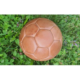 scherenkauf Vintage Brown Leather Ball Handball