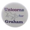 A&T Designs Unicorns for Graham 2.25" Keychain President Campaign Election