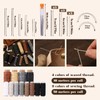BUTUZE Leather Kit, Leather Tooling Kit, Practical Leather Working Tools