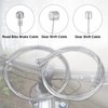 X AUTOHAUX Bike Shifter Derailleur Cable and Brake Cable Housing