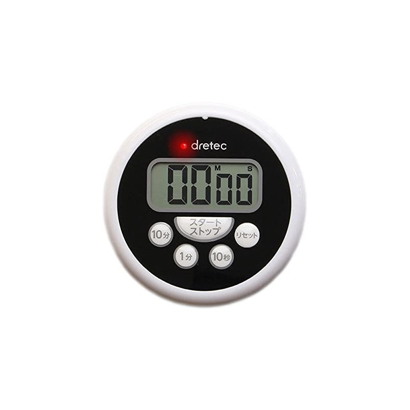 dretec Washable Timer, Black