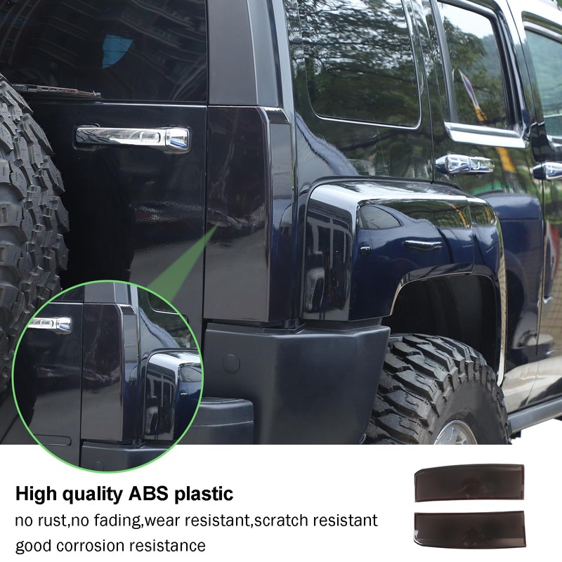 PIUGILH Rear Tail Light Guards Cover Fit for Hummer H3