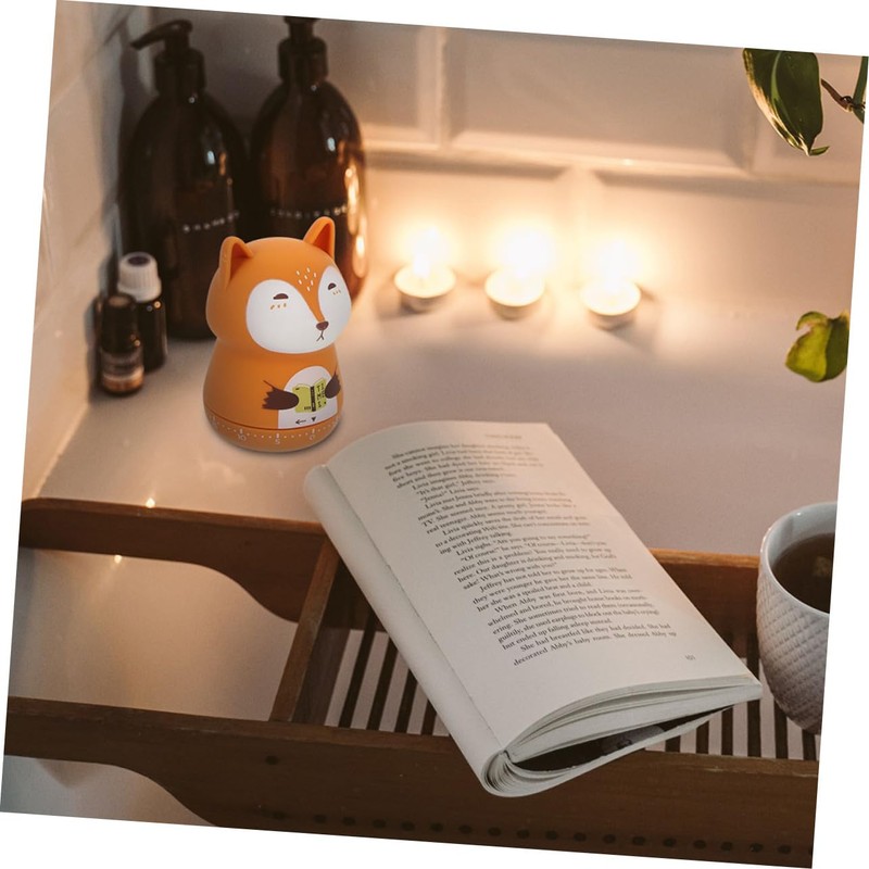 LABRIMP 2pcs Cartoon Animal Shape Mechanical Countdown Timer Cute Timer