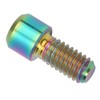 RISK 8Pcs Mountain Bike Pedal Bolts Titanium Alloy Anti Slip