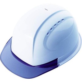 TOYO Hisashi No.380F-OT Clear Safety Helmets with Wider Field of Vision, Air Vents, Styrene Liner & OT Lining, Made in Japan